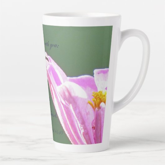 イザヤ41:10コーヒーマグ カフェラテマグ (右)