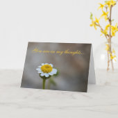 イザヤ41:10勇気付けられるカード カード (黄色い花)