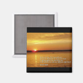 イザヤ41:10夕日 マグネット (正面/裏面)