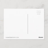 イザヤ41-10聖書のインスピレーション引用文 ポストカード (裏面)