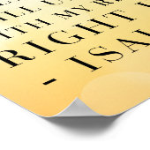 イザヤ41:10聖書の引用文 ポスター (角)