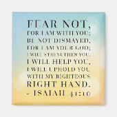 イザヤ41:10聖書の引用文 マグネット (正面)