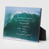 イザヤ41 10聖書の聖句イーゼルのプラーク フォトプラーク (側面)