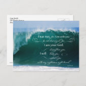 イザヤ41 10聖書の詩はがき ポストカード (正面/裏面)