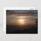 イザヤ41;10 |ギフト感動的ユニークー ポストカード (正面/裏面)