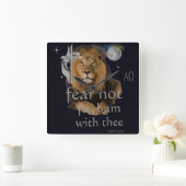 イザヤ41:10 スクエア壁時計 (ホーム)