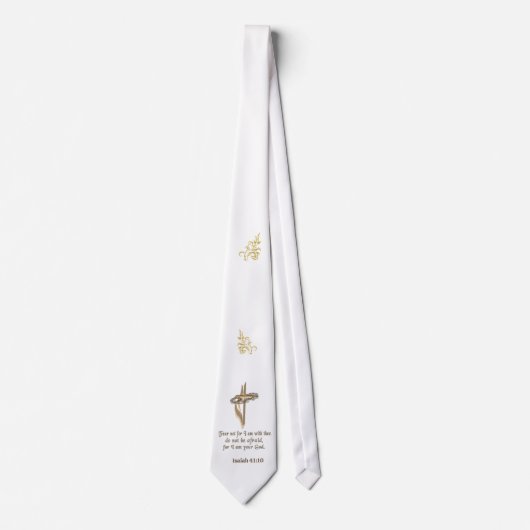 イザヤ41:10 ネクタイ (正面)