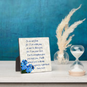 イザヤ41:10 フォトプラーク (インサイチュ)