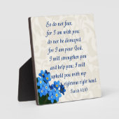 イザヤ41:10 フォトプラーク (正面)