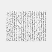 イザヤ41:10 フリースブランケット (正面(横))