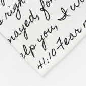 イザヤ41:10 フリースブランケット (角)