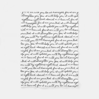 イザヤ41:10 フリースブランケット