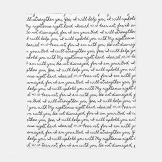 イザヤ41:10 フリースブランケット