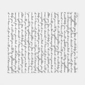 イザヤ41:10 フリースブランケット (正面(横))