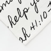 イザヤ41:10 フリースブランケット (角)