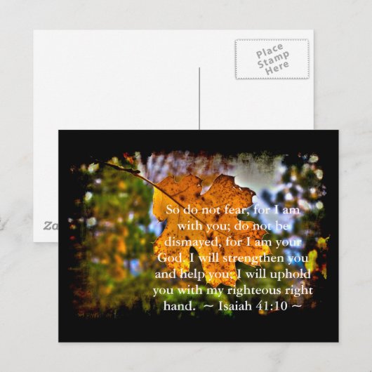 イザヤ41:10 ポストカード (正面/裏面)