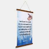 イザヤ41:10 吊り下げ型タペストリー (傾斜あり)