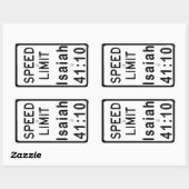 イザヤ41:10 長方形シール (シート)