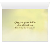 イザヤ41:13わたしは右手であなたを抱いている – カード (内部横(下))