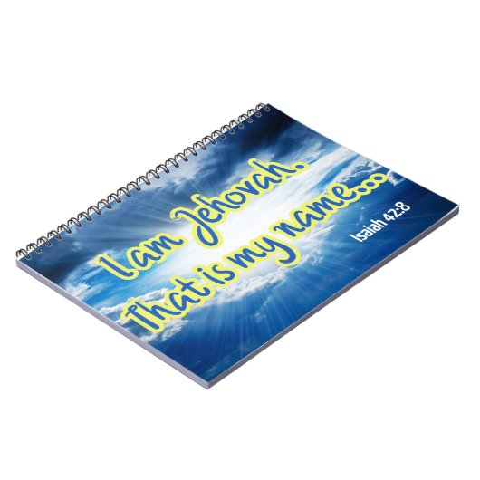 イザヤ42:8 ノートブック (左側)