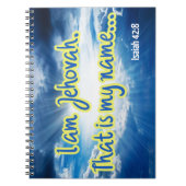 イザヤ42:8 ノートブック (正面)