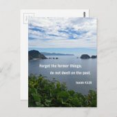 イザヤ43忘れ時18分前の事は;しない… ポストカード (正面/裏面)