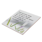 イザヤ43:18わたしは新しいもの聖書の聖句をやっている タイル (側面)