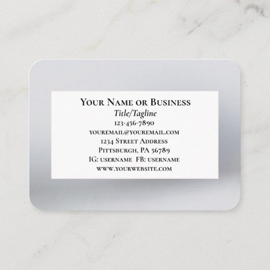 イザヤ43:18わたしは新しいもの聖書の聖句をやっている 名刺 (裏面)