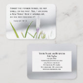 イザヤ43:18わたしは新しいもの聖書の聖句をやっている 名刺 (正面/裏面)