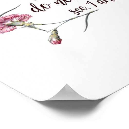 イザヤ43:18-19 ポスター (角)