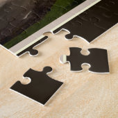 イザヤ43:2あなたがたは水を通り抜ける時に聖書 ジグソーパズル (側面)