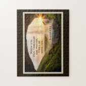 イザヤ43:2あなたがたは水を通り抜ける時に聖書 ジグソーパズル (縦)