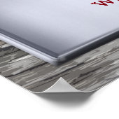 イザヤ43:2アートプリント ポスター (角)