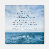 イザヤ43:2水を通る時 マグネット (正面)