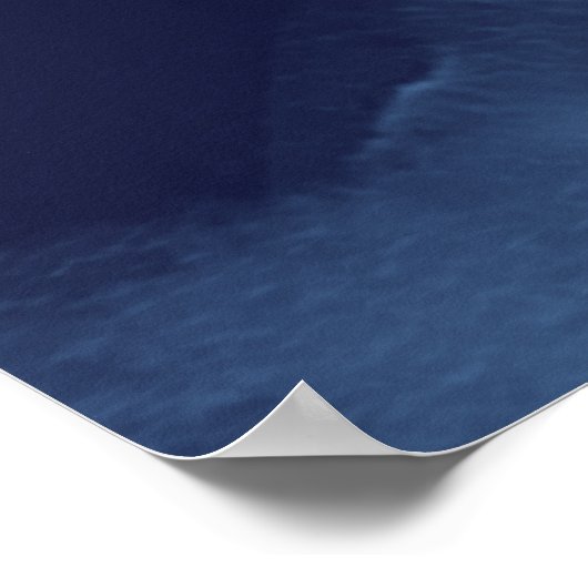 イザヤ43:2海波 ポスター (角)