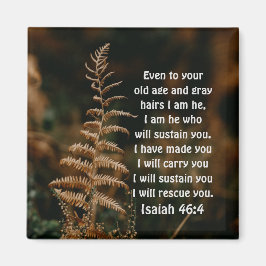 イザヤ46:4わたしは、あなたがたを支える者である磁石 マグネット