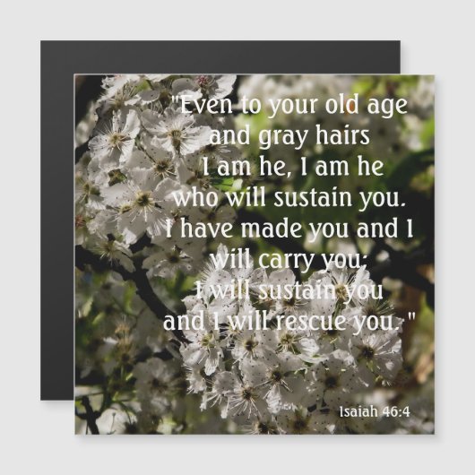 イザヤ46:4 (正面/裏面)