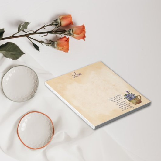 イザヤ49:15-16わたし忘れはフローラではない ノートパッド