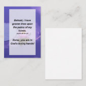 イザヤ49:16見よ，わたしはあなたを エンクロージャーカード (正面/裏面)