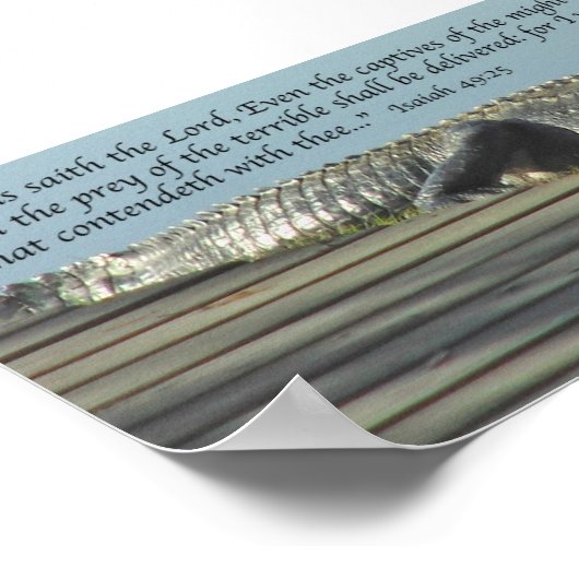 イザヤ49:25 ポスター (角)