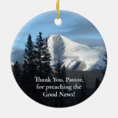 イザヤ52:7山々の美しさは セラミックオーナメント (裏面)