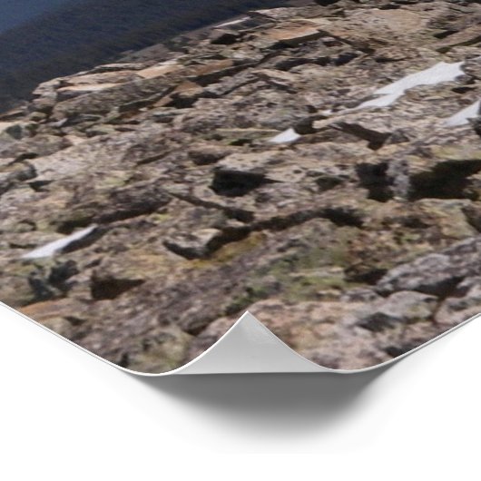 イザヤ52:7山の美しさは ポスター (角)