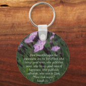 イザヤ52:7 キーホルダー (正面)