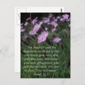 イザヤ52:7 ポストカード (正面/裏面)