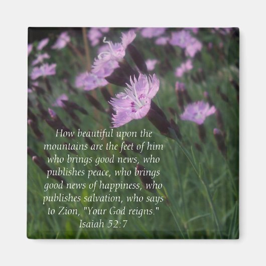 イザヤ52:7 マグネット (正面)