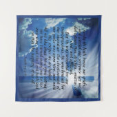 イザヤ53:4-6 タペストリー (正面(横))