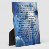 イザヤ53:4-6 フォトプラーク (側面)