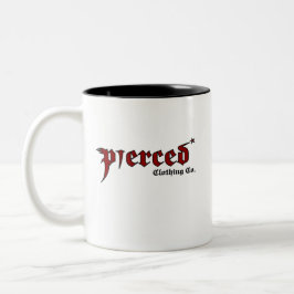 イザヤ53:5彼は刺された ツートーンマグカップ