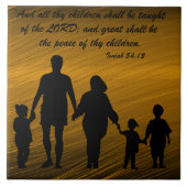 イザヤ54:13 タイル (正面)