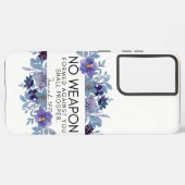 イザヤ54:17あなたがたに対して武器が形成されなかったフローラ SAMSUNG GALAXYケース (左側面)